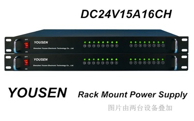 DC24V15A16CH机架式电源—GA系列