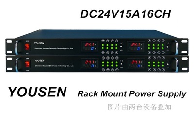 DC24V15A16CH机架式电源-GL系列