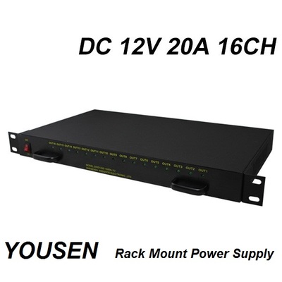 DC12V20A16CH机架式电源