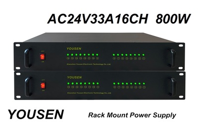 AC24V33A16CH机架式电源-GA系列