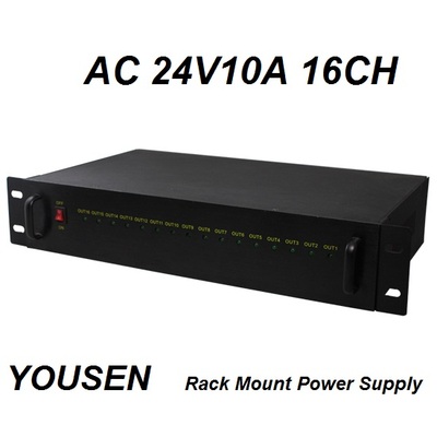 AC24V10A16CH机架式电源
