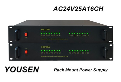 AC24V25A16CH机架式电源-GA系列