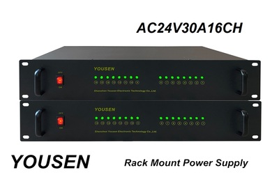 AC24V30A16CH机架式电源-GA系列