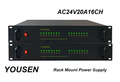 AC24V20A16CH机架式电源-GA系列