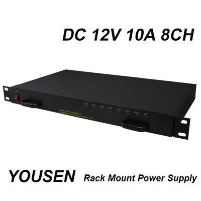 DC12V10A8CH机架式电源