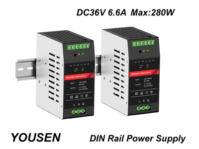 DC36V6.6A导轨式电源