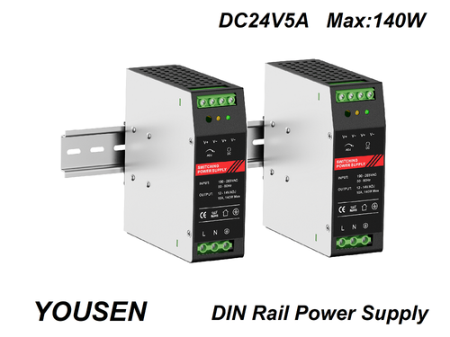 DC24V5A导轨式电源
