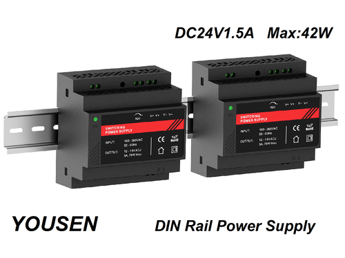 DC24V1.5A导轨式电源
